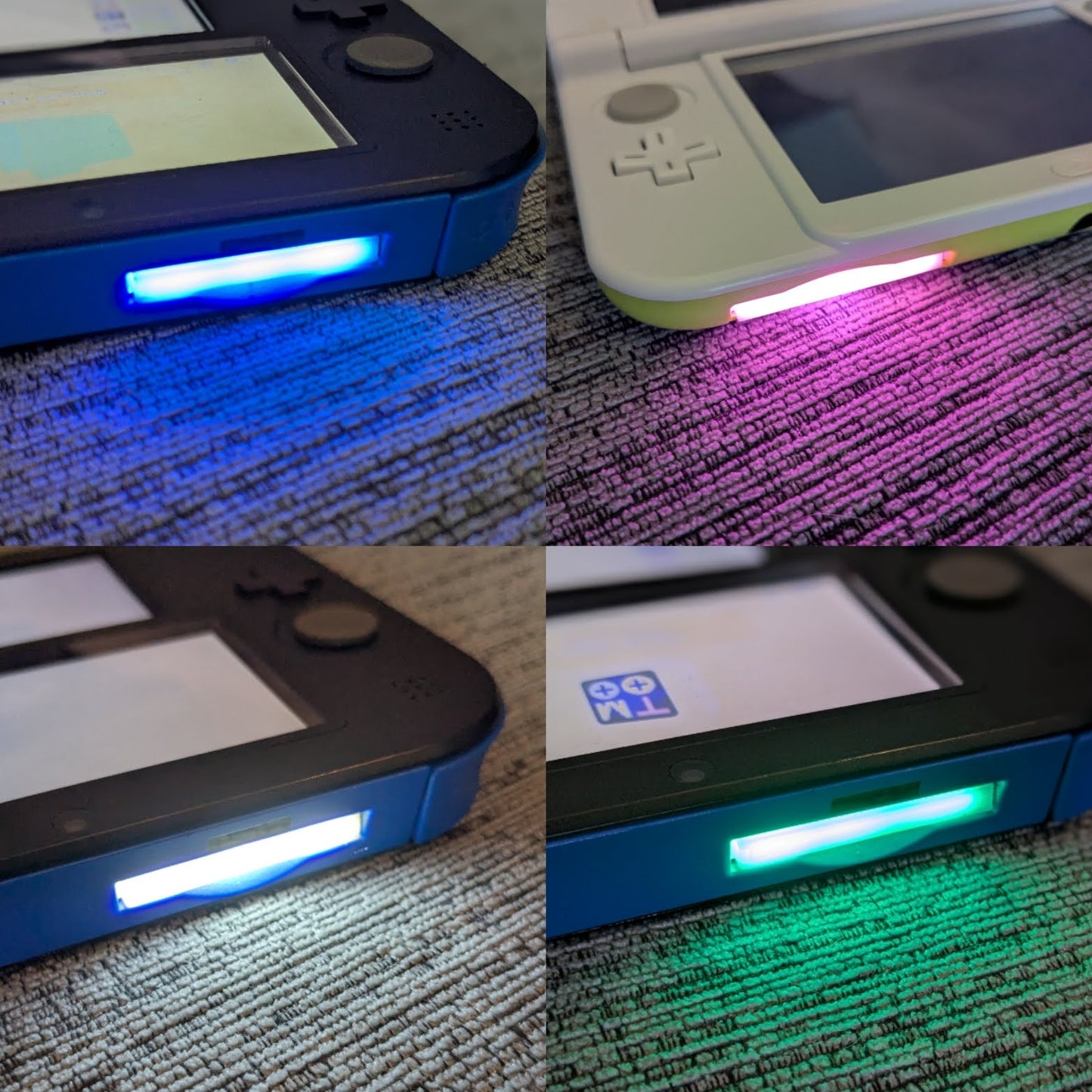 3DS cart cover light up LED