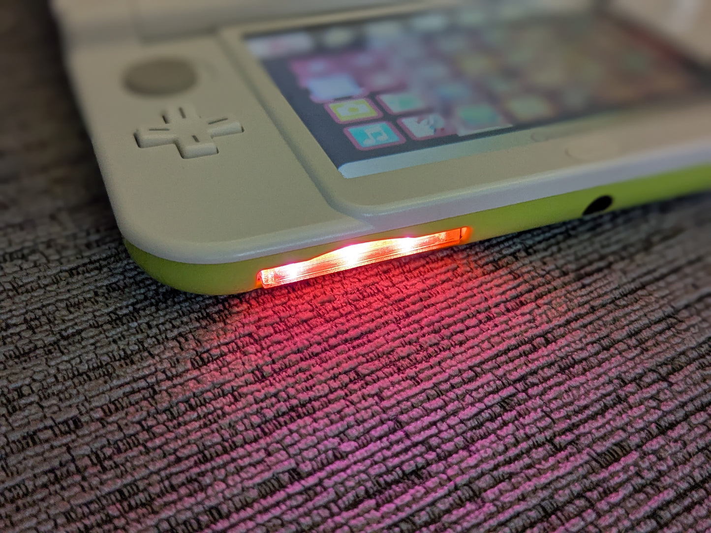 3DS cart cover light up LED