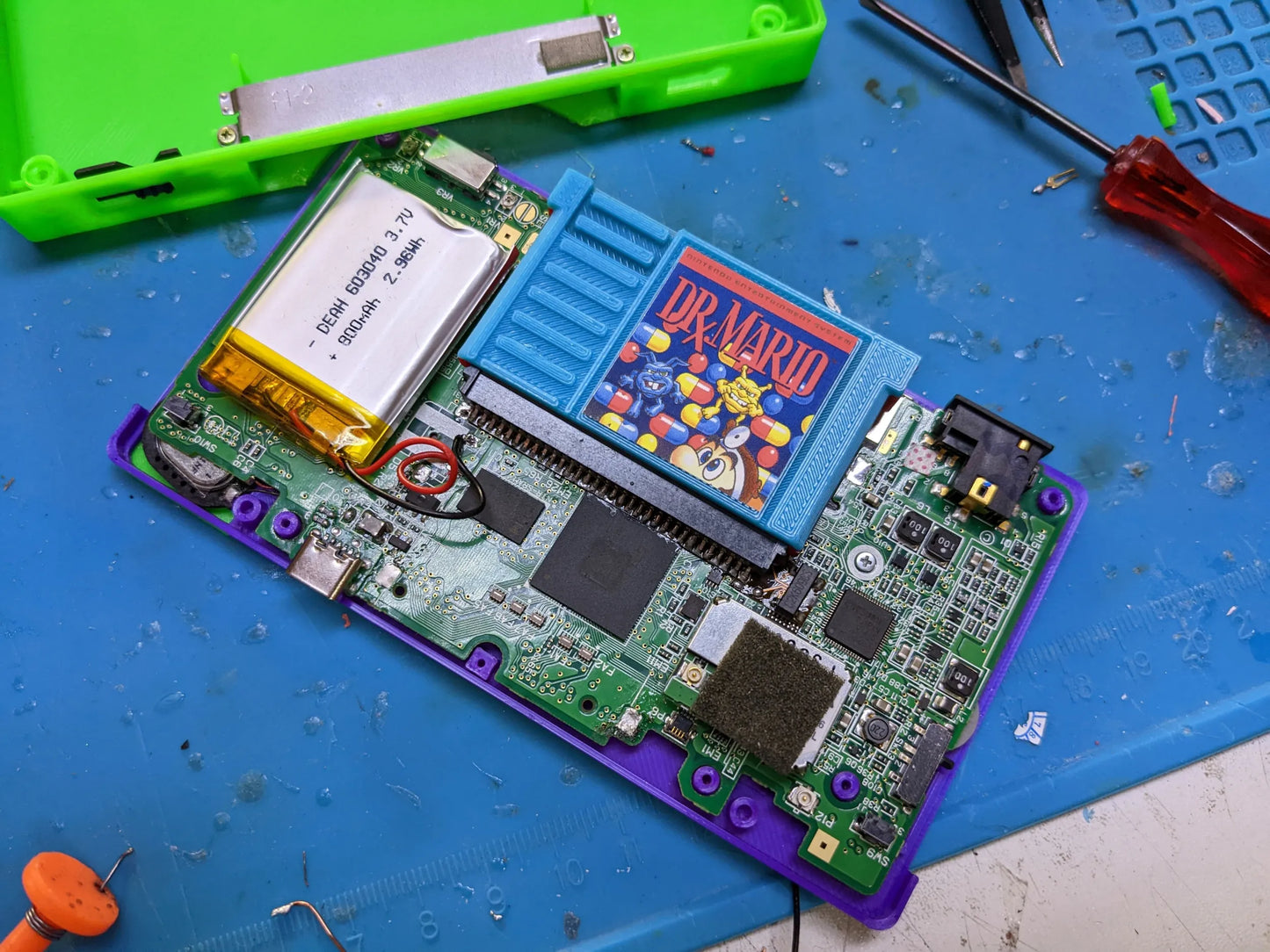 Ds lite flush GBA port flex PCB