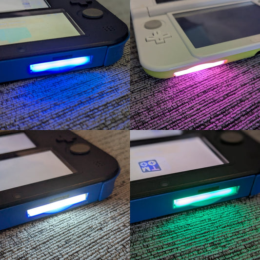3DS cart cover light up LED