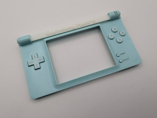 Gameboy Macro Faceplate Custom Hinge MInt green
