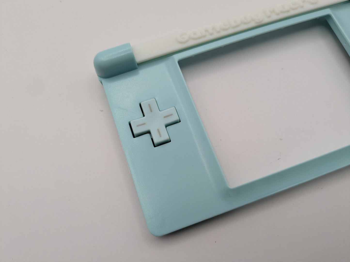 Gameboy Macro Faceplate Custom Hinge MInt green