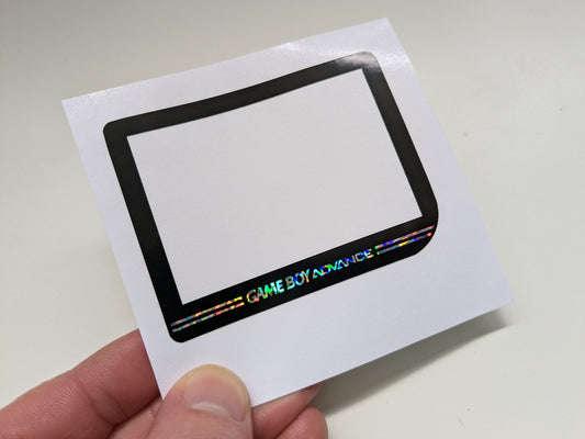 GBA SP Slate lens sticker