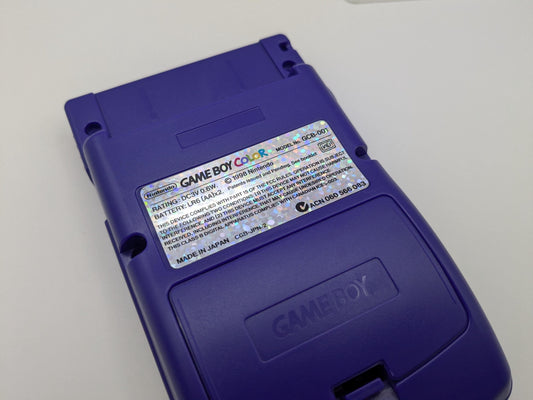 Gameboy Color label sticker Glitter Holographic