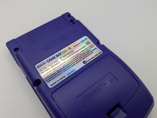 Gameboy Color label sticker holographic