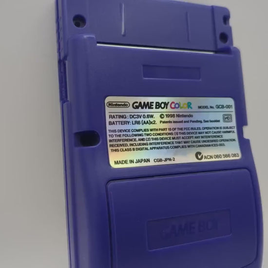 Gameboy Color label sticker holographic