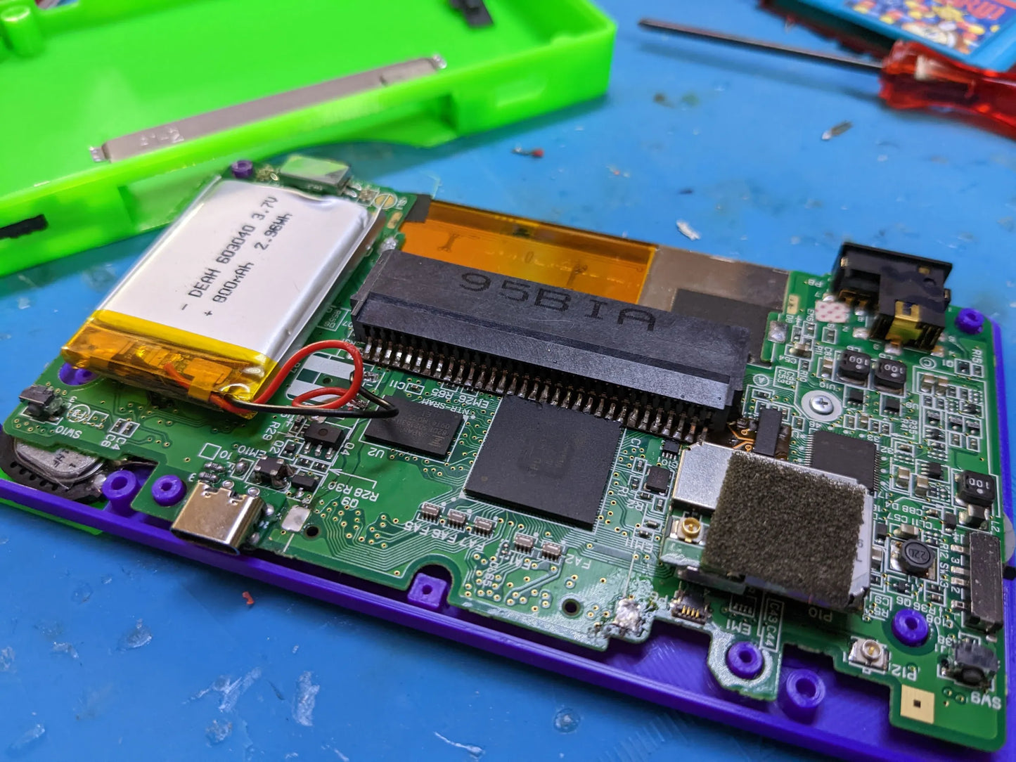Ds lite flush GBA port flex PCB